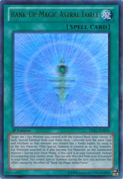 Rank-Up-Magic Astral Force (V.1 - Ultra Rare)