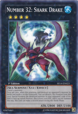 Number 32: Shark Drake (V.2 - Starfoil Rare)