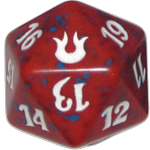 Born of the Gods: D20 Die (Red)