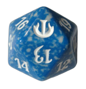 Journey into Nyx: D20 Die (Blue)