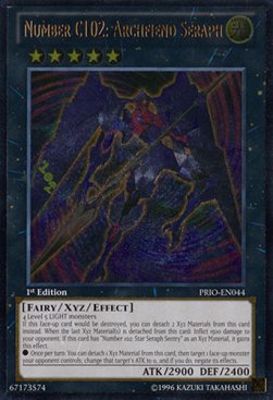 Number C102: Archfiend Seraph (V.2 - Ultimate Rare)