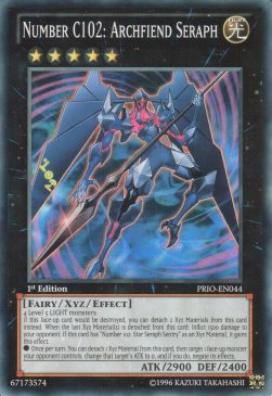 Number C102: Archfiend Seraph (V.1 - Super Rare)