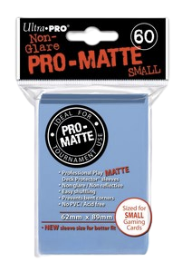 60 Small Ultra Pro Pro-Matte Sleeves (Light Blue)