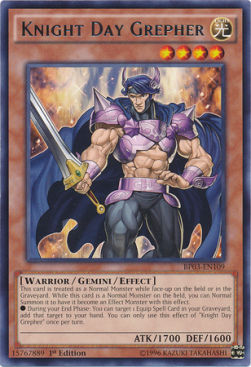 Knight Day Grepher (V.1 - Rare)