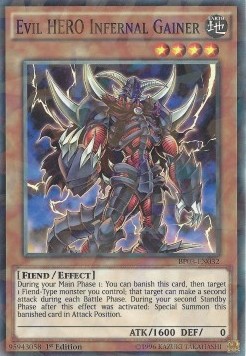 Evil HERO Infernal Gainer (V.2 - Shatterfoil)