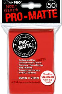 50 Ultra Pro Pro-Matte Sleeves (Peach)