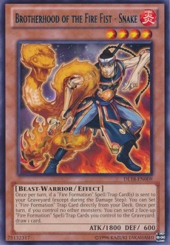 Brotherhood of the Fire Fist - Snake (V.1 - Rare)