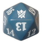 Khans of Tarkir: D20 Die (Blue)