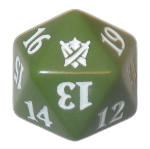 Khans of Tarkir: D20 Die (Green)