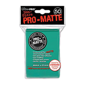 50 Ultra Pro Pro-Matte Sleeves (Aqua)