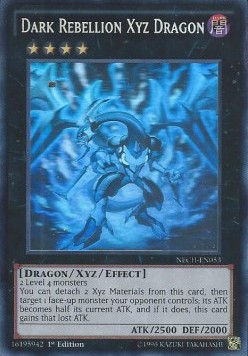 Dark Rebellion Xyz Dragon (V.3 - Ghost Rare)