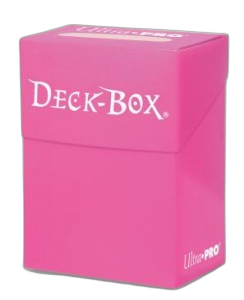 Ultra-Pro Solid Bright Pink Deck Box