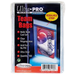 100 Ultra Pro Adhesive Team Bags