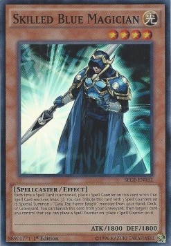 Skilled Blue Magician (V.1 - Super Rare)