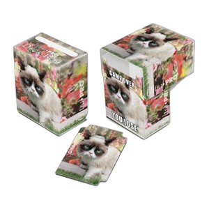 Grumpy Cat Flowers Deck Box