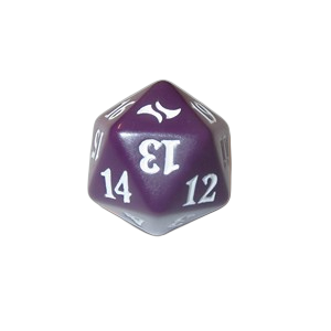 Fate Reforged: D20 Die (Purple)