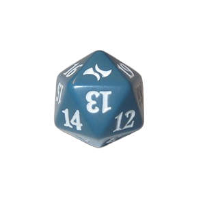 Fate Reforged: D20 Die (Blue)