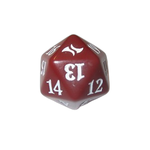 Fate Reforged: D20 Die (Red)