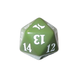 Fate Reforged: D20 Die (Green)