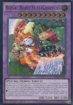 Ritual Beast Ulti-Gaiapelio (V.2 - Ultimate Rare)