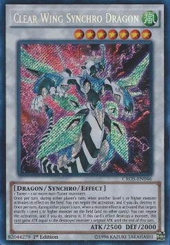 Clear Wing Synchro Dragon (V.1 - Secret Rare)