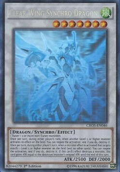 Clear Wing Synchro Dragon (V.3 - Ghost Rare)