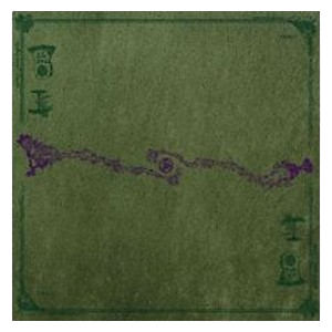 SpellGround - 2-Player Classic Playmat (Green/Purple)