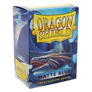 100 Dragon Shield Sleeves - Matte Blue