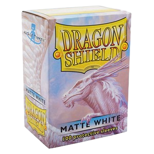 100 Dragon Shield Sleeves - Matte White