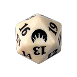 Magic Origins: D20 Die (White)