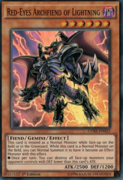 Red-Eyes Archfiend of Lightning