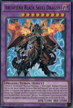 Archfiend Black Skull Dragon (V.1 - Ultra Rare)