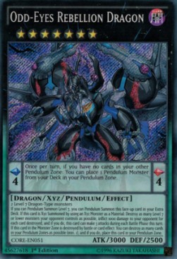 Odd-Eyes Rebellion Dragon (V.1 - Secret Rare)