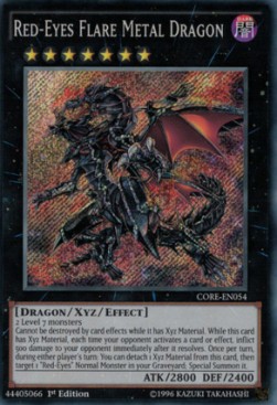 Red-Eyes Flare Metal Dragon (V.1 - Secret Rare)