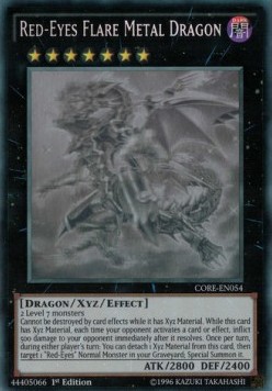 Red-Eyes Flare Metal Dragon (V.3 - Ghost Rare)