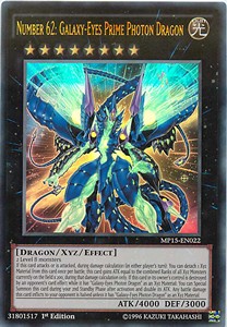 Number 62: Galaxy-Eyes Prime Photon Dragon