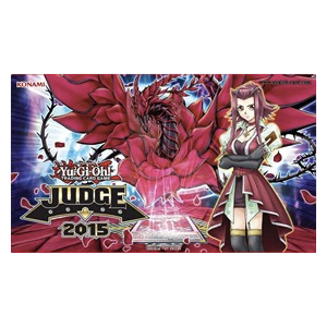 Black Rose Dragon and Akiza 2015 Judge Playmat