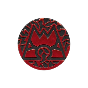 EX Team Magma vs Team Aqua: Team Magma emblem Coin (Team Magma Theme Deck)