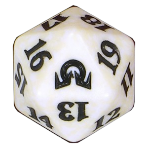 Shadows over Innistrad: D20 Die (White)