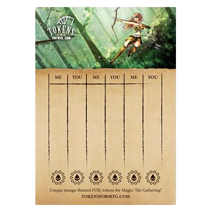 Tokens for MTG: Elf Lifepad (20 A6 Sheets)