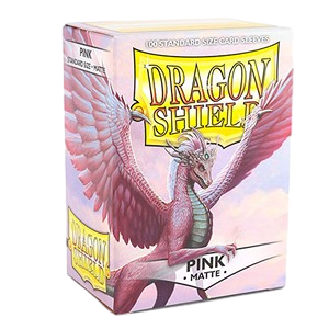 100 Dragon Shield Sleeves - Matte Pink