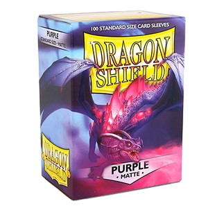 100 Dragon Shield Sleeves - Matte Purple