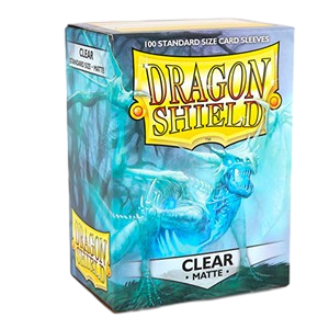 100 Dragon Shield Sleeves - Matte Clear