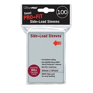 100 Small Ultra Pro Pro-Fit Sideloading Sleeves (Version 1)