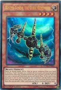 Buster Gundil the Cubic Behemoth (V.1 - Ultra Rare)