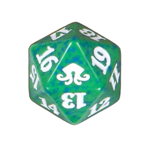 Eldritch Moon: D20 Die (Green)