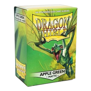 100 Dragon Shield Sleeves - Matte Apple Green