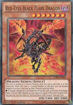 Red-Eyes Black Flare Dragon