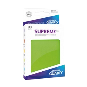 80 Ultimate Guard Supreme UX Sleeves (Light Green)