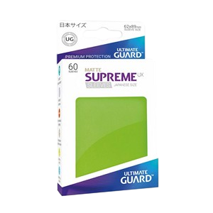 60 Ultimate Guard Supreme UX Matte Sleeves (Light Green)